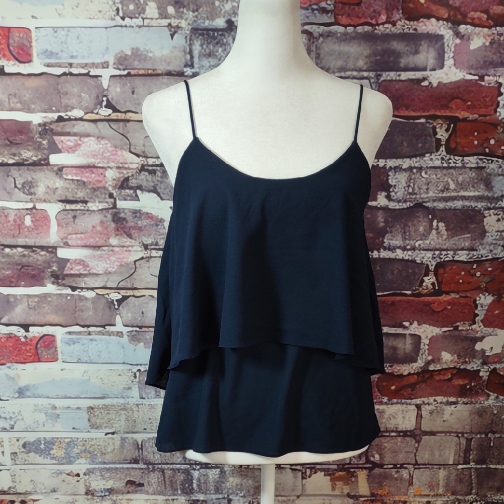 Paper Crane Strappy Layered Camisole Top